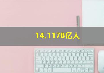 14.1178亿人