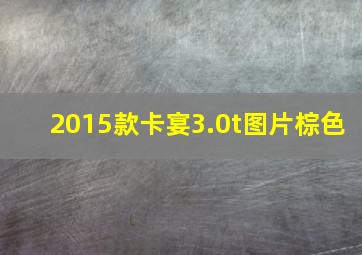 2015款卡宴3.0t图片棕色