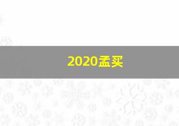 2020孟买