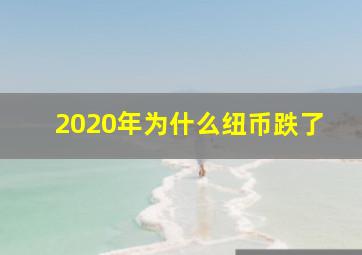 2020年为什么纽币跌了