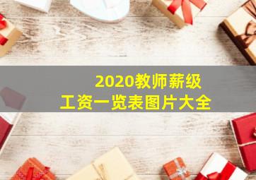 2020教师薪级工资一览表图片大全