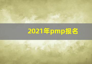 2021年pmp报名