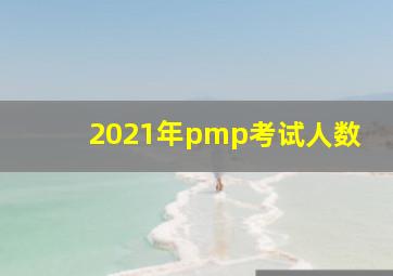 2021年pmp考试人数