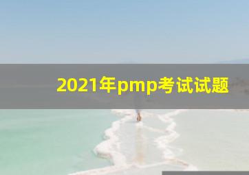 2021年pmp考试试题