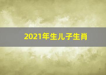 2021年生儿子生肖