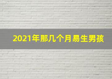 2021年那几个月易生男孩