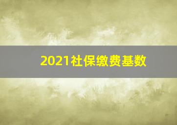 2021社保缴费基数