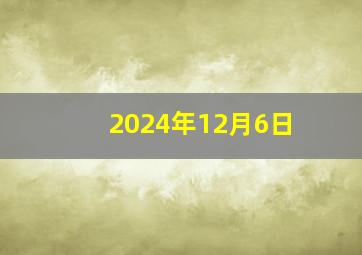 2024年12月6日