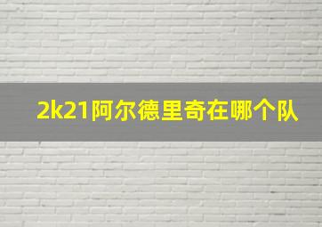 2k21阿尔德里奇在哪个队