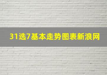 31选7基本走势图表新浪网