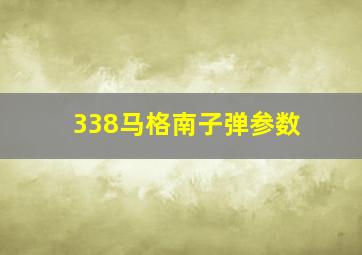 338马格南子弹参数