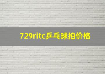 729ritc乒乓球拍价格