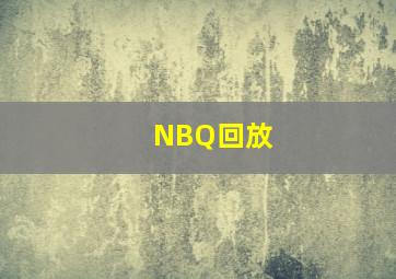 NBQ回放