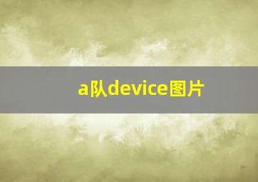 a队device图片