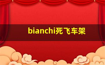 bianchi死飞车架