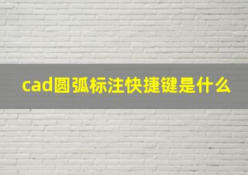 cad圆弧标注快捷键是什么