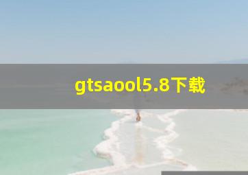 gtsaool5.8下载