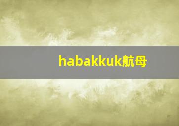 habakkuk航母