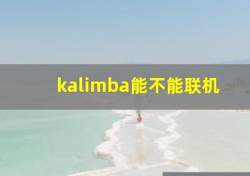 kalimba能不能联机