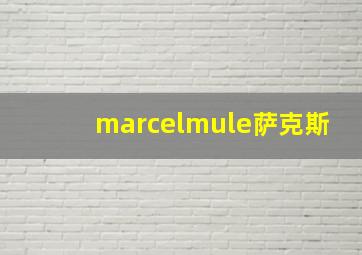 marcelmule萨克斯