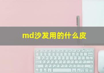 md沙发用的什么皮