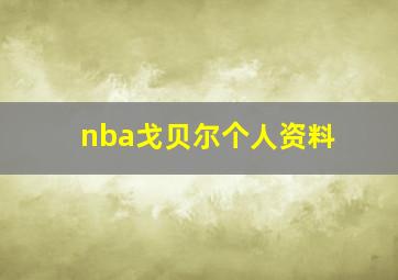 nba戈贝尔个人资料