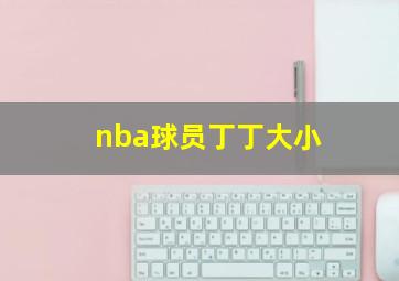 nba球员丁丁大小