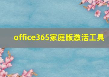 office365家庭版激活工具