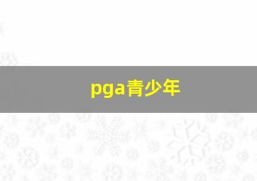 pga青少年