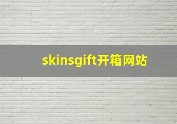 skinsgift开箱网站