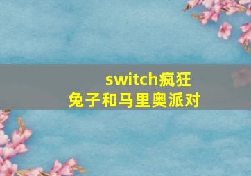 switch疯狂兔子和马里奥派对