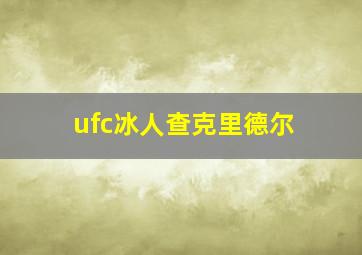 ufc冰人查克里德尔