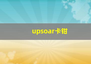 upsoar卡钳