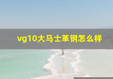 vg10大马士革钢怎么样