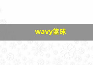 wavy篮球