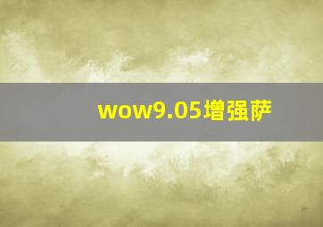 wow9.05增强萨