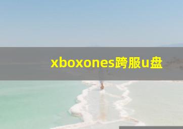 xboxones跨服u盘