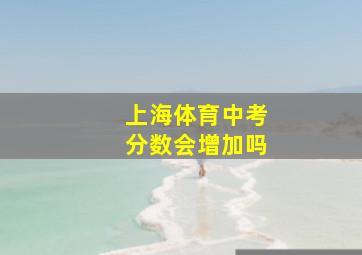 上海体育中考分数会增加吗