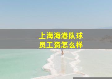 上海海港队球员工资怎么样