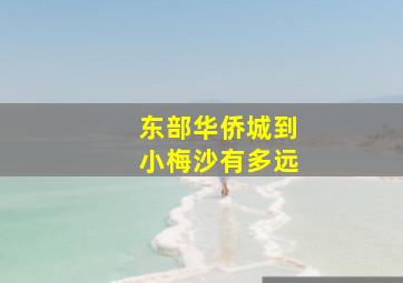 东部华侨城到小梅沙有多远