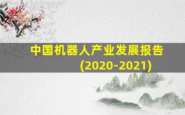 中国机器人产业发展报告(2020-2021)