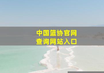 中国篮协官网查询网站入口