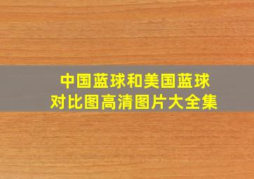 中国蓝球和美国蓝球对比图高清图片大全集