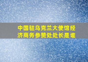 中国驻乌克兰大使馆经济商务参赞处处长是谁