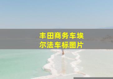 丰田商务车埃尔法车标图片