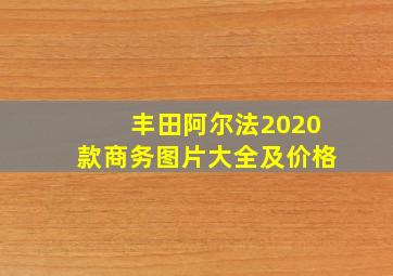 丰田阿尔法2020款商务图片大全及价格