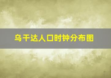 乌干达人口时钟分布图