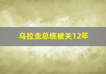 乌拉圭总统被关12年