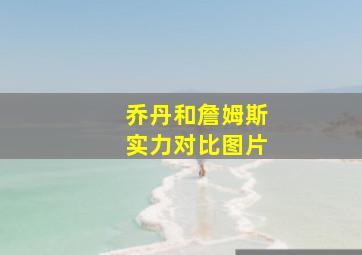 乔丹和詹姆斯实力对比图片