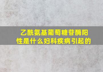 乙酰氨基葡萄糖苷酶阳性是什么妇科疾病引起的